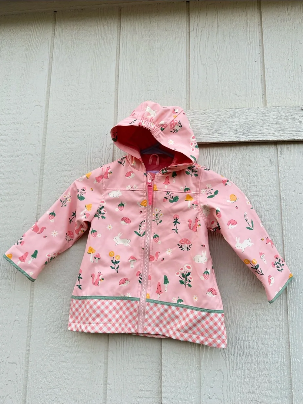 Stephen Joseph Raincoat - Strawberry Fields Girls Raincoat Sz 2T